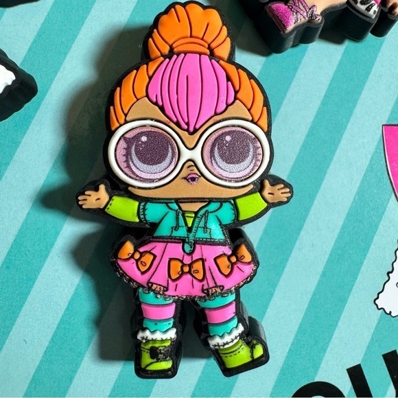 LOL Surprise Crocs Jibbitz Charms 5 piece Set - Multicolor - Picture 5 of 11